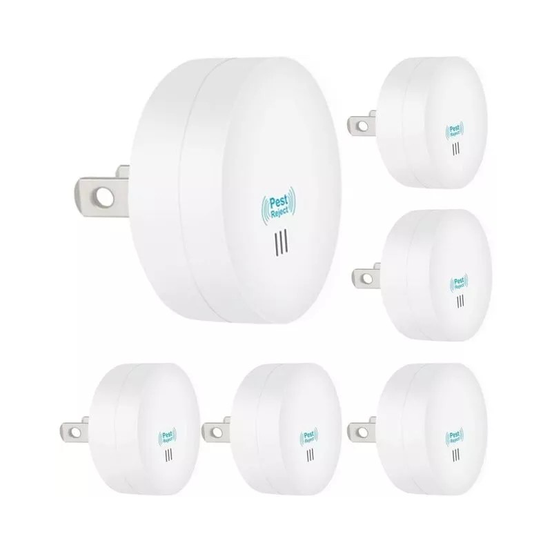 oie Ultrasonic Pest Repeller 6 Pack,Pest Control Ultrasonic Repeller,Pest Defense