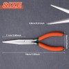 SPEEDWOX Flat Pincers for Accessories, Flat Pliers, Handmade, Flat Lead,
