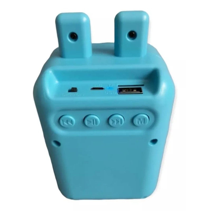 Maíz Bocina Bluetooth Fm Usb Sd Luz Led Caritas Pack