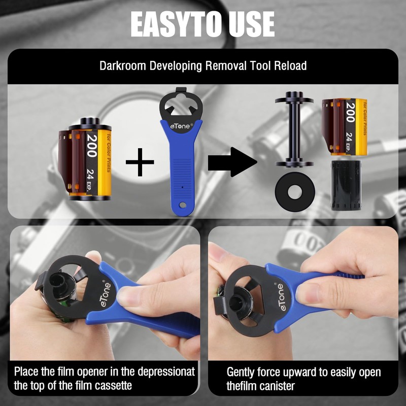 eTone 135 35 mm Film Cassette Opener Development Darkroom Tool