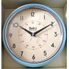 Blue Retro Style Kitchen Wall Clock