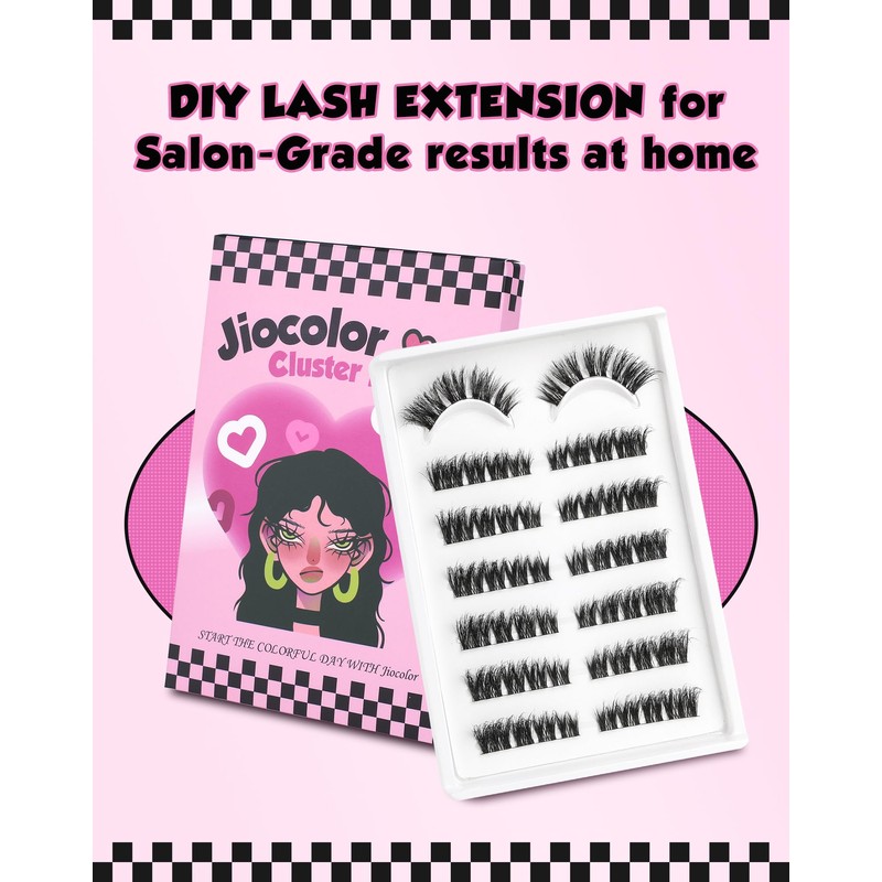 Lash Clusters Cat Eye 7 Pairs Eyelash Clusters Wispy DIY