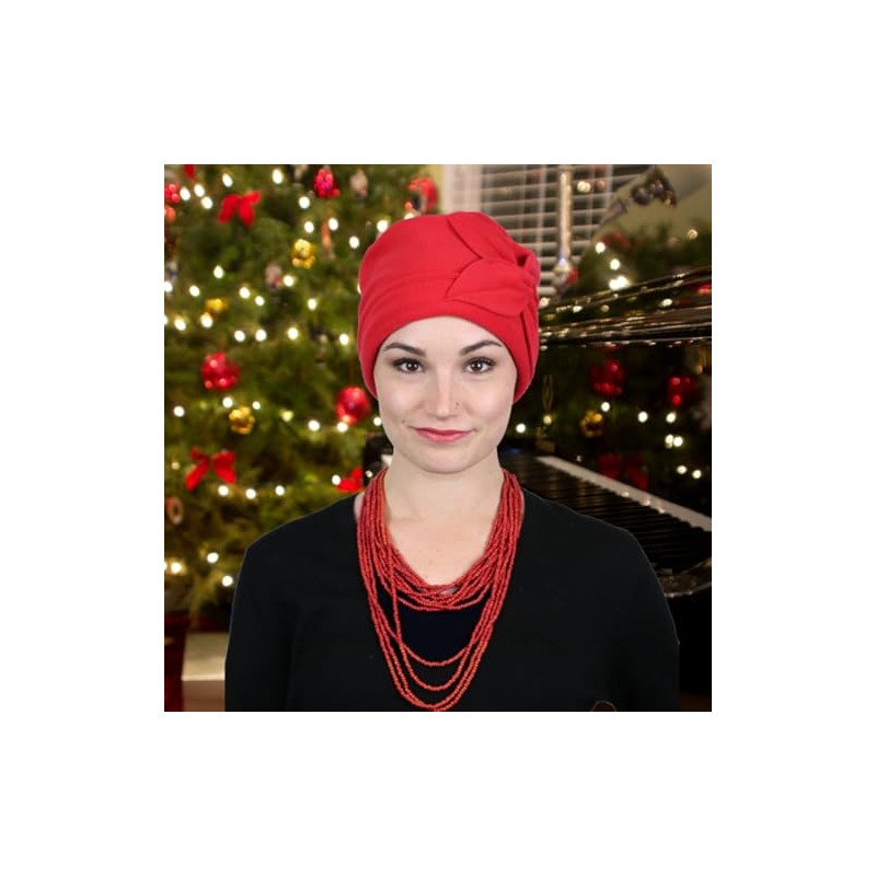 Sombrero de forro polar para mujer, diseño de mariposa, Rojo,