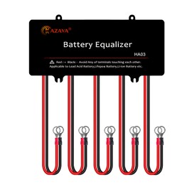 Mazava HA03 Battery Equalizer Voltage Regulator Balancer for 5pcs Batteries Parallel Connected in Series for 60V 12V X 5 Battery System Extend Battery Life
