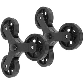 Stair Climbing Wheels for BY10C BY010CX BY06C BY10WX Folding Utility Cart Rolling Crate(2PCS)