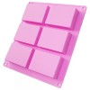 Mercader Digital Molde Silicón 6 Rectángulos Jabón Repostería Velas Gelatina