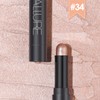 FOCALLURE Shimmer and Matte Cream Eyeshadow Stick,Smooth Brilliant Eye Brightener