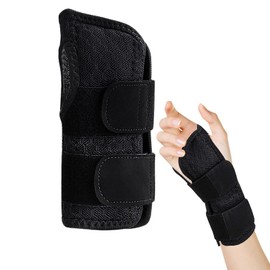 Carpal Tunnel Wrist Brace, Wrist Splint, Wrist Support, Wrist Brace for Carpal Tunnel, Adjustable Night Sleep Hand Wrap for Women Men, Fit Right Hand, for Arthritis, Tendonitis, Sport Sprain