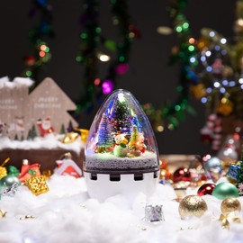 horong Music Box, Orgel, Cozy Mood Lamp, Winter Season, Wireless Power, Christmas Trees, X-Mas Objects, Baby Product, Permanent Working, Wireless Charger Included (RGBW)