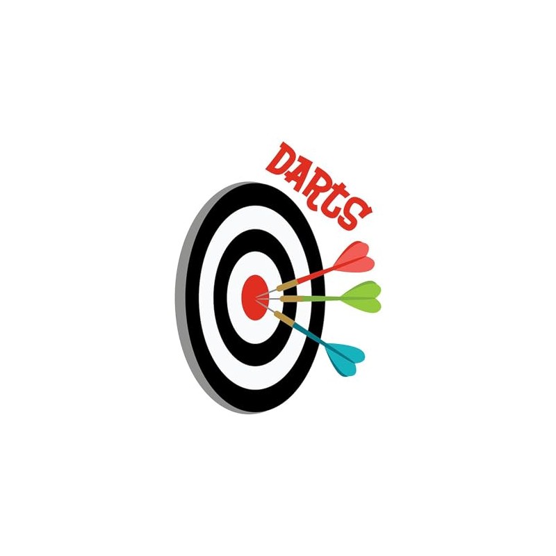 CafePress Darts Sticker Rectangle Bumper Sticker Car Decal