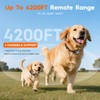 3 Dog Shock Collar with Remote,4200FT Dog Training Collar with