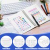 66 Pieces Bullet Stencils Journal Planner Templates Set DIY Drawing