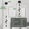 13W Modern Spiral Led Pendant Light Fixture, Cold White 5500K