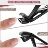 FUMAX Angled Large Nail Clippers for Seniors, Toenail Clippers for