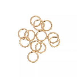 Mayas Gems 14KT Gold 5mm 20 gauge Open Jump Rings, Genuine 14KT Gold. Open Rings, 1 piece