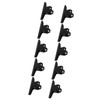 10Pcs Hinge Clips Large Metal Hinge Binder Clips for Paper