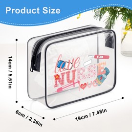 Nurse Gifts RN Cosmetic Bag Nurse Appreciation Gifts Nurses Week Gifts Nurse's Day Gift Makeup Bag Registered Nurse RN Gifts Nurse Graduation Gifts Christmas Birthday Gift for Nurse Toiletry Pouch