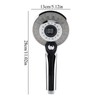LED Shower Head, 3 Colour Changing Temperature Control, Digital LCD