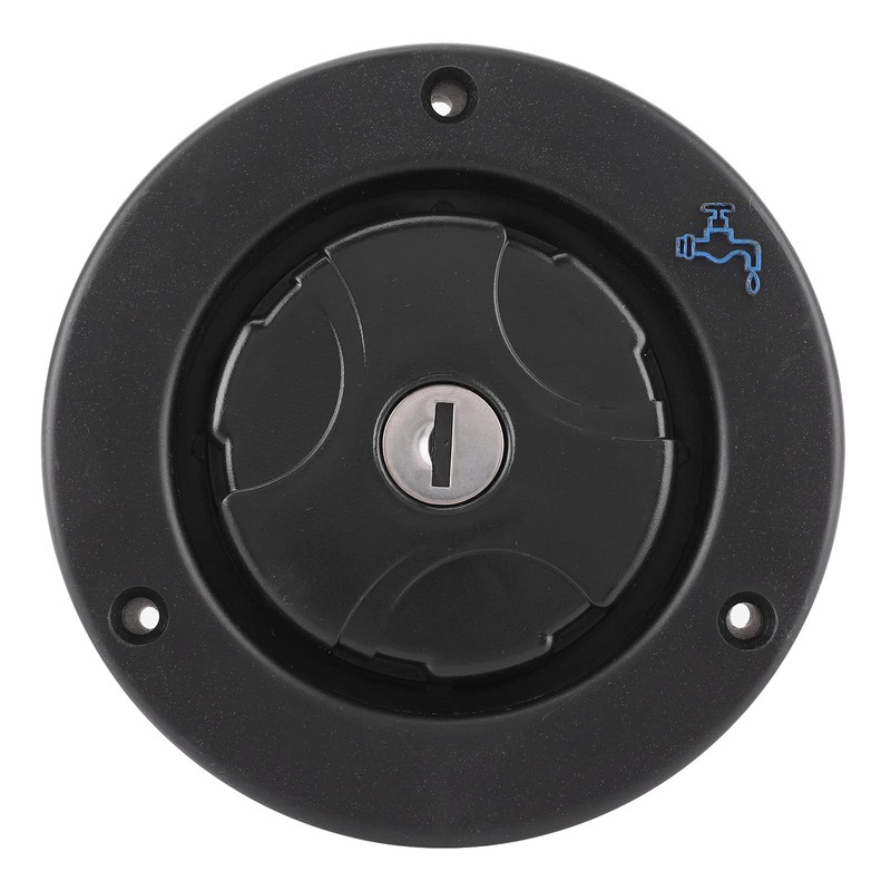 Jiawu Lockable Leakproof Gravity Water Filler Cap for RV Caravan,