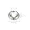 sourcing map #10 304 Stainless Steel Cup Washer Countersunk for