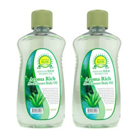 Aroma Rich Body Oil 465ml Aloe x2 / 아로마 리치 바디오일 465ml 알로에 x2개