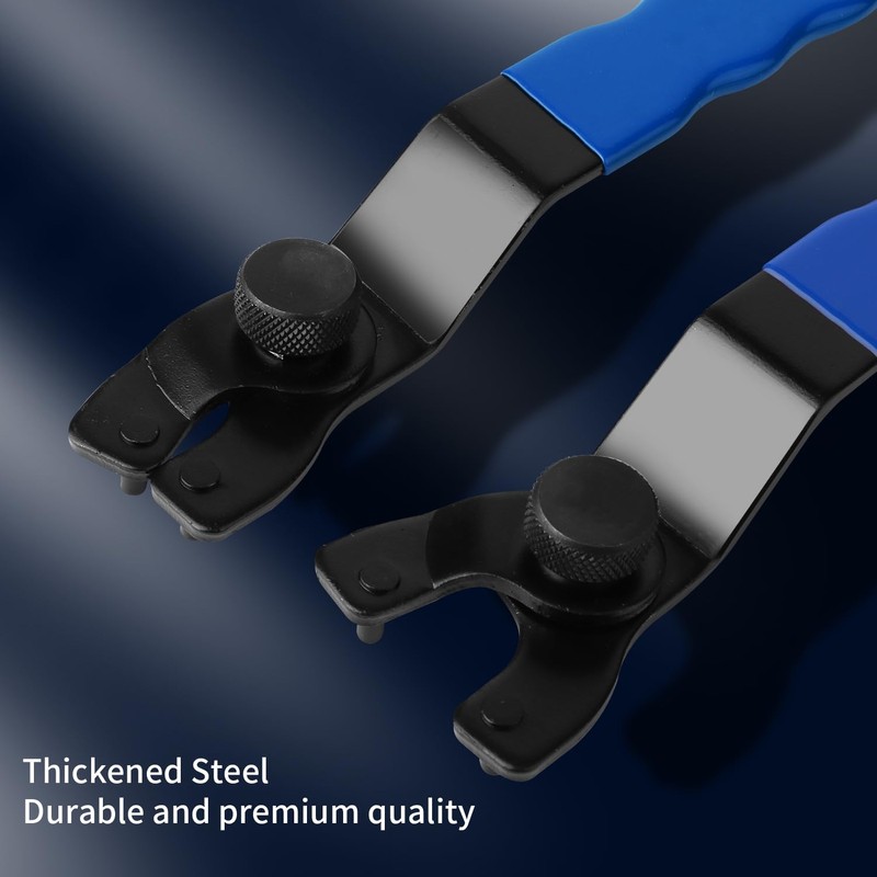 KINMINGZHU Adjustable Pin Wrench for Angle Grinder Machine,Grinder Spanner ​Wrench