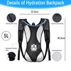 XFLYP Hydration Backpack with 2L Hydration Bladder, 5L Ultralight Hydration