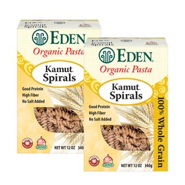 Eden Organic Kamut Spirals, Fusilli, 100% Whole Grain, 12-Ounce (2)