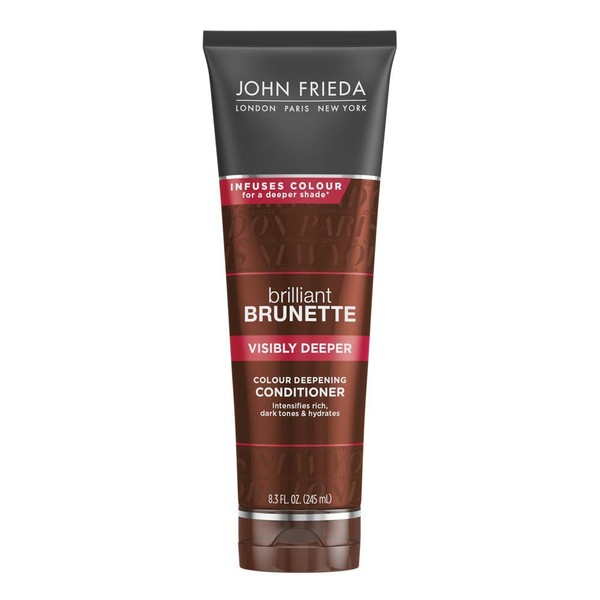 John Frieda Brilliant Brunette Visibly Deeper Colour Deepening Conditioner, 8.3 Ounce