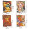 DCIDBEI 30 x 40 cm DIY 5D Set of 4