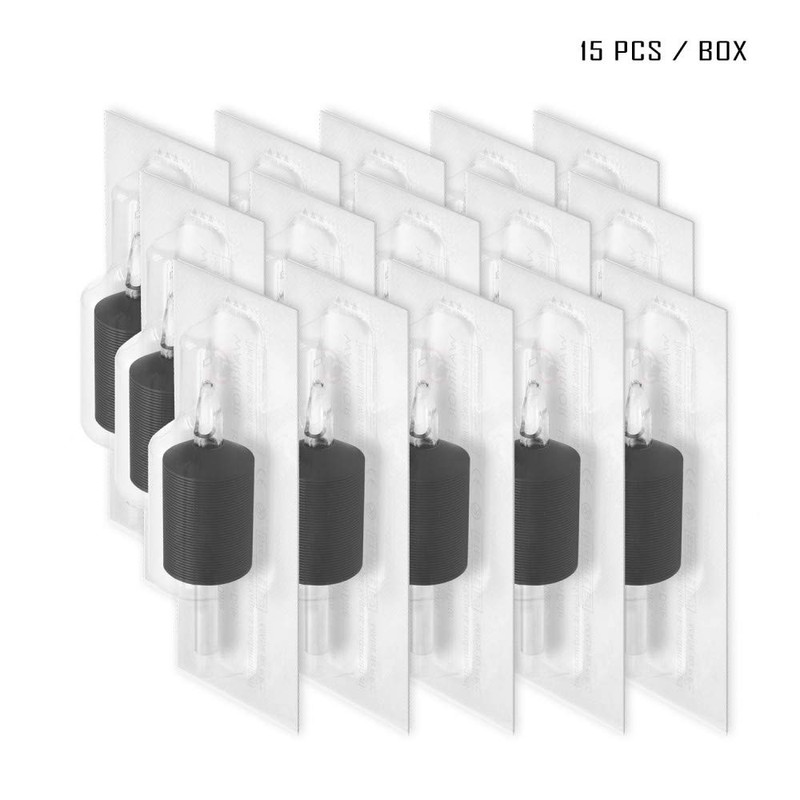 WARRIOR Tattoo Tubes/Disposable Tattoo Grip with Long Tip in Soft