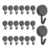 MOROBOR Self Adhesive Hooks, 20pcs Heavy Duty Plastic Hooks Wall