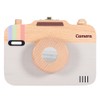 Wooden Camera pattern Storage Box Case for Baby Milk Teeth
