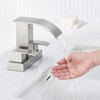 Waterfall Bathroom Sink Faucet Set with Pop Up Drain Stopper