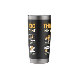 Things I Do In My Spare Time - Beagle Dog Owner Animal Lover Stainless Steel Insulated Tumbler