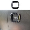 Fewshaw Carbon Fiber Electronic Parking Brake Button Ring Trim for