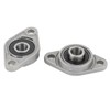 sourcingmap 2PCS KFL08 8mm Shaft Mount Self Aligning Pillow Block