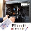 345 Pieces Basic Computer Screw Set, Accesorios Básicos para Ordenador