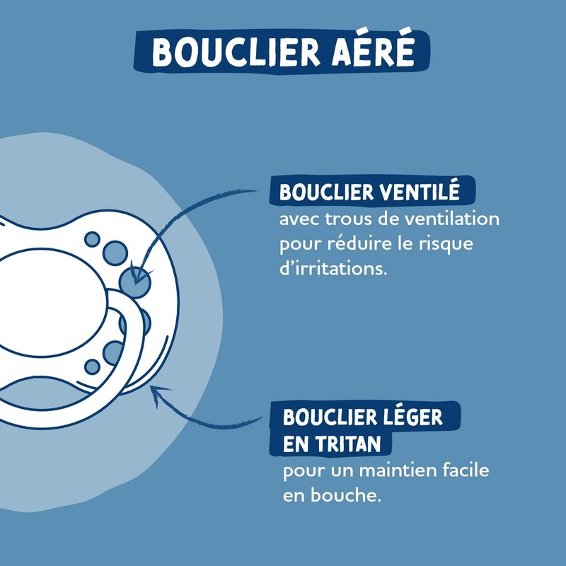 DODIE Essentiel Anatomischer Schnuller, 3 Stück, Tag/Nacht + 6 Monate,