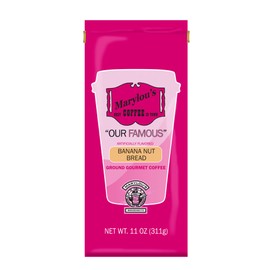 Marylou’s Coffee – Banana Nut Bread Flavored Ground Gourmet Coffee – 11 oz