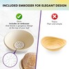 Talisman Designs Bread Proofing Basket with Decorating Embosser, 9 inch,