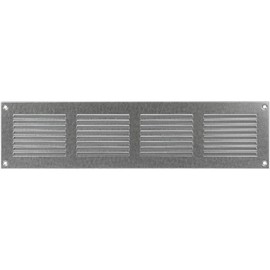 Vent Systems 16'' x 4'' Inch (Overall Dimensions) - Galvanized - Air Vent Cover Metal Air Return Grill - Built in Pest Guard Screen HVAC Vent Duct Cover for Home Improvement