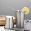 Tosnail 8 Pack 8 oz Stainless Steel Cups, Small Metal