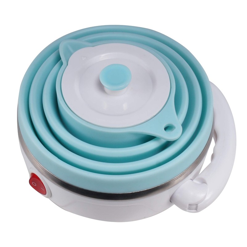 Travel Foldable Electric Kettle, Collapsible Electric Kettle Food Grade Silicone