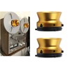 1 Pair NAB Hub Adapters Professional Polished Aluminum Alloy 10