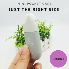 POCKET CARE | 2 Pack Unscented Hand Sanitizer Spray .50 Fl OZ each botlle - natural moisturizing Spray for Hands | Organic Spray | Spray Travel Size - Travel Accessories | 100% natural