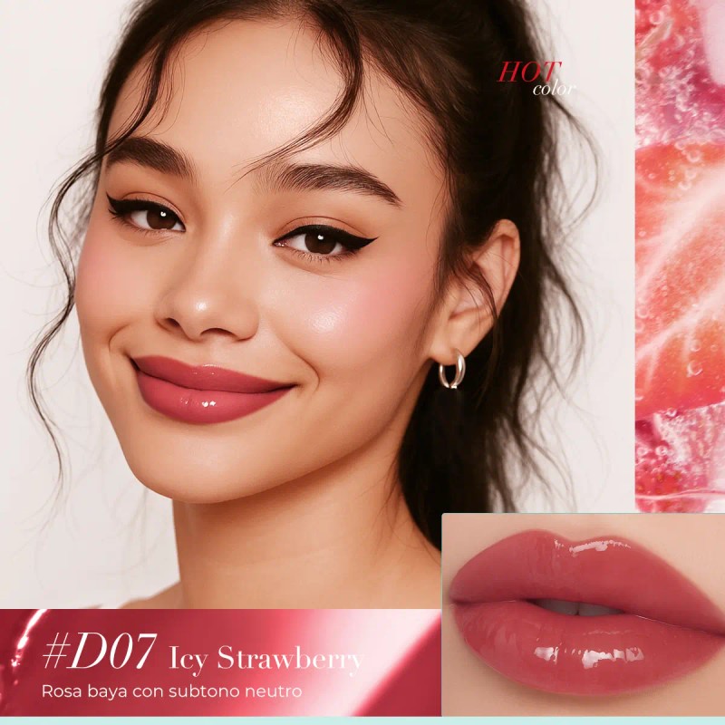 Sace Lady Ice-cool Labial Brillo Efecto Jugoso, No Pegajoso