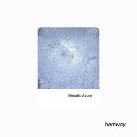 Hemway 50 g / 1.75 oz Metallic Azure Blue Premium Grout Powder | Concrete Coloured Dye Pigment | Render Mortar Powdered Brick Toner | Suitable for Bathroom & Kitchen | High Colour Saturation