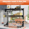 ZDRongZhen Over The Sink Dish Drying Rack,3 tier Full 304
