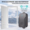 Wireless Doorbell, BIPLHIVZ Self-Powered Door bell IP44 Dustproof and Waterproof